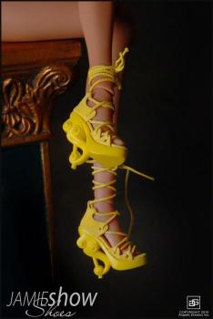 JAMIEshow - JAMIEshow - Studio-J - High Heel Musical Shoes - Yellow - обувь